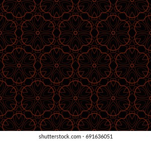 Modern geometric seamless pattern. For design, page fill, wallpaper. Vector illustration