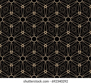 Modern geometric seamless pattern. For design, page fill, wallpaper. Vector illustration