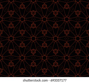 Modern geometric seamless pattern. For design, page fill, wallpaper. Vector illustration