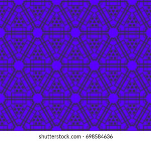 Modern geometric seamless pattern. For design, page fill, wallpaper. Vector illustration