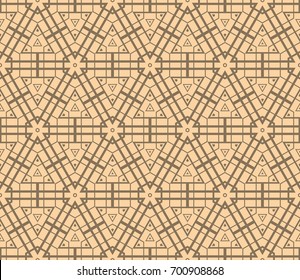 Modern geometric seamless pattern. For design, page fill, wallpaper. Vector illustration