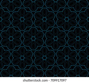 Modern geometric seamless pattern. For design, page fill, wallpaper. Vector illustration