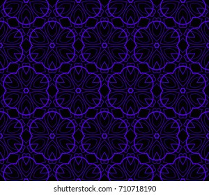 Modern geometric seamless pattern. For design, page fill, wallpaper. Vector illustration