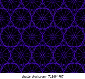 Modern geometric seamless pattern. For design, page fill, wallpaper. Vector illustration