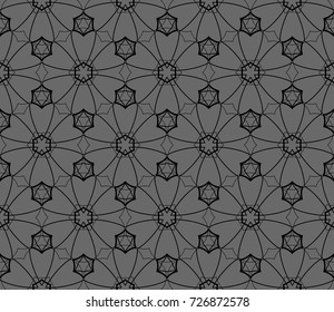 Modern geometric seamless pattern. For design, page fill, wallpaper. Vector illustration
