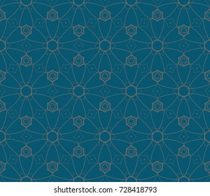 Modern geometric seamless pattern. For design, page fill, wallpaper. Vector illustration