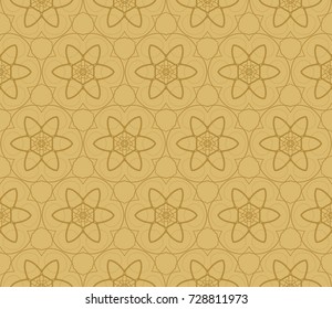 Modern geometric seamless pattern. For design, page fill, wallpaper. Vector illustration