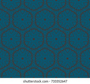 Modern geometric seamless pattern. For design, page fill, wallpaper. Vector illustration