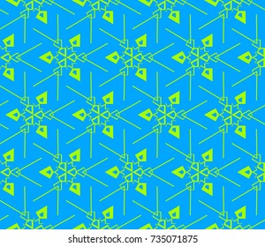 Modern geometric seamless pattern. For design, page fill, wallpaper. Vector illustration