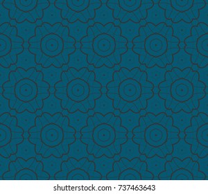 Modern geometric seamless pattern. For design, page fill, wallpaper. Vector illustration