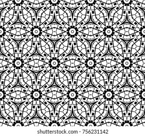 Modern geometric seamless pattern. For design, page fill, wallpaper. Vector illustration