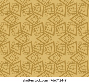 Modern geometric seamless pattern. For design, page fill, wallpaper. Vector illustration