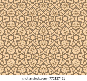 Modern geometric seamless pattern. For design, page fill, wallpaper. Vector illustration