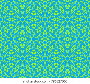 Modern geometric seamless pattern. For design, page fill, wallpaper. Vector illustration