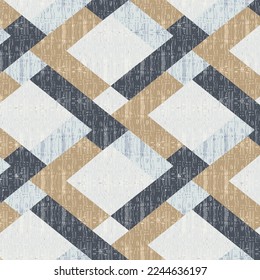 Modern geometric seamless pattern. Gary  and brown concrete seamless pattern ,