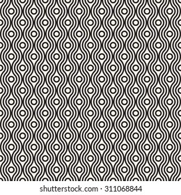 Modern geometric seamless pattern ornament. Background print design