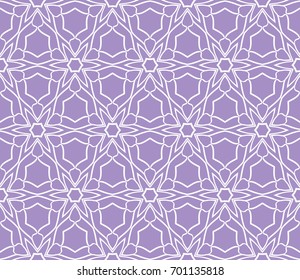Modern geometric seamless pattern with ornament background print design. Vector illustration