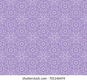 Modern geometric seamless pattern with ornament background print design. Vector illustration