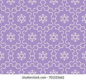Modern geometric seamless pattern with ornament background print design. Vector illustration