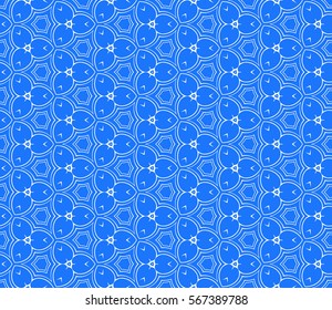 modern geometric seamless pattern with oval and swirl shape. vector illustration. for wallpaper, interior design