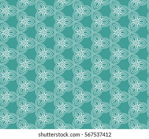 modern geometric seamless pattern with oval and swirl shape. vector illustration. for wallpaper, interior design