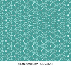 modern geometric seamless pattern with oval and swirl shape. vector illustration. for wallpaper, interior design