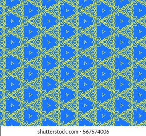 modern geometric seamless pattern with oval and swirl shape. vector illustration. for wallpaper, interior design
