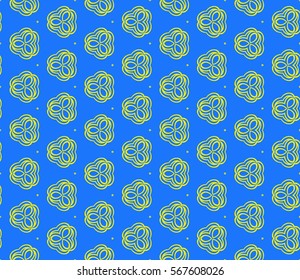 modern geometric seamless pattern with oval and swirl shape. vector illustration. for wallpaper, interior design