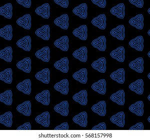 modern geometric seamless pattern with oval and swirl shape. vector illustration. for wallpaper, interior design