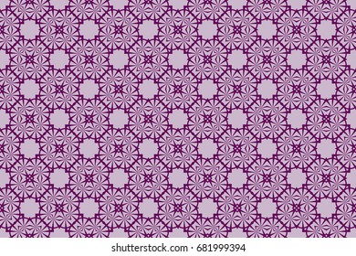 modern geometric seamless pattern in a purple color. vector illustration for design: wallpaper, textile, background