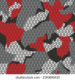 Modern geometric seamless pattern. Racing background.