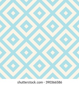 Modern Geometric Seamless Pattern. Rhombus with Pastel Tone.