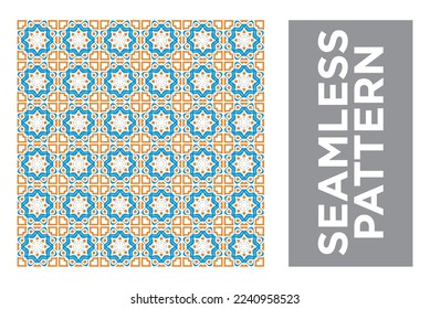 Modern Geometric Seamless Pattern. Simple Background Print Vector Repeating Texture.