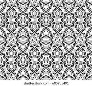 modern geometric seamless pattern with transparent background. vector illustration. for design, print, wallpaper, fabric