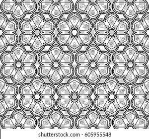 modern geometric seamless pattern with transparent background. vector illustration. for design, print, wallpaper, fabric