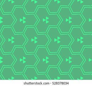 Modern geometric seamless pattern. Vector illustration. For design, page fill, wallpaper.