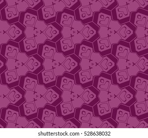 Modern geometric seamless pattern. Vector illustration. For design, page fill, wallpaper.