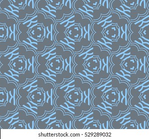 Modern geometric seamless pattern. Vector illustration. For design, page fill, wallpaper.