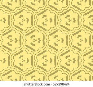 Modern geometric seamless pattern. Vector illustration. For design, page fill, wallpaper.