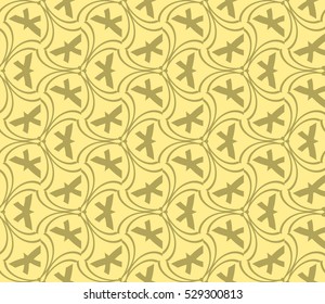 Modern geometric seamless pattern. Vector illustration. For design, page fill, wallpaper.