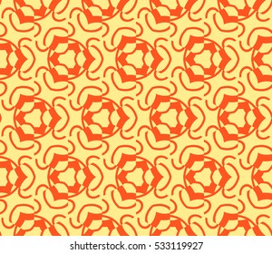 Modern geometric seamless pattern. Vector illustration. For design, page fill, wallpaper.