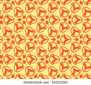 Modern geometric seamless pattern. Vector illustration. For design, page fill, wallpaper.