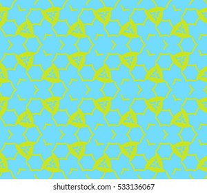 Modern geometric seamless pattern. Vector illustration. For design, page fill, wallpaper.