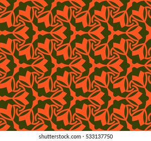 Modern geometric seamless pattern. Vector illustration. For design, page fill, wallpaper.