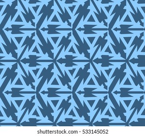 Modern geometric seamless pattern. Vector illustration. For design, page fill, wallpaper.