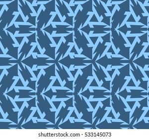 Modern geometric seamless pattern. Vector illustration. For design, page fill, wallpaper.