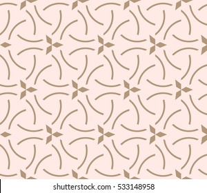 Modern geometric seamless pattern. Vector illustration. For design, page fill, wallpaper.