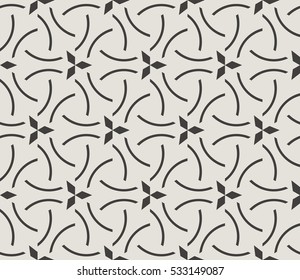 Modern geometric seamless pattern. Vector illustration. For design, page fill, wallpaper.