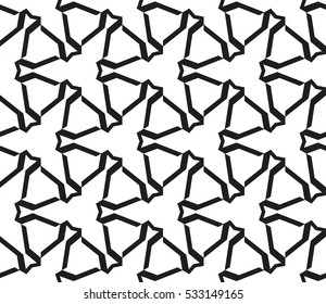 Modern geometric seamless pattern. Vector illustration. For design, page fill, wallpaper.