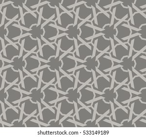 Modern geometric seamless pattern. Vector illustration. For design, page fill, wallpaper.